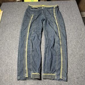 VTG Y2K Solola Mid Rise Cut and Sew Wide Leg Jeans Size 42 Retro Indie Portugal